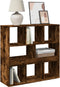 vidaXL - Kamerscherm - 100x33x94,5 - cm - bewerkt - hout - gerookt - eikenkleurig