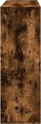 vidaXL - Kamerscherm - 100x33x94,5 - cm - bewerkt - hout - gerookt - eikenkleurig
