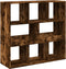 vidaXL - Kamerscherm - 100x33x94,5 - cm - bewerkt - hout - gerookt - eikenkleurig