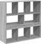 vidaXL - Kamerscherm - 100x33x94,5 - cm - bewerkt - hout - grijs - sonoma - eikenkleur