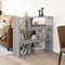 vidaXL - Kamerscherm - 100x33x94,5 - cm - bewerkt - hout - grijs - sonoma - eikenkleur
