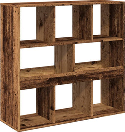 vidaXL - Kamerscherm - 100x33x94,5 - cm - bewerkt - hout - oud - houtkleurig