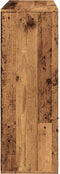 vidaXL - Kamerscherm - 100x33x94,5 - cm - bewerkt - hout - oud - houtkleurig