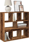 vidaXL - Kamerscherm - 100x33x94,5 - cm - bewerkt - hout - oud - houtkleurig