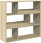 vidaXL - Kamerscherm - 100x33x94,5 - cm - bewerkt - hout - sonoma - eikenkleurig