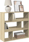 vidaXL - Kamerscherm - 100x33x94,5 - cm - bewerkt - hout - sonoma - eikenkleurig
