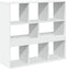 vidaXL - Kamerscherm - 100x33x94,5 - cm - bewerkt - hout - wit