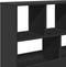 vidaXL - Kamerscherm - 100x33x94,5 - cm - bewerkt - hout - zwart