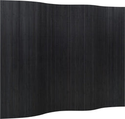 vidaXL - Kamerscherm - 165x250 - cm - bamboe - zwart