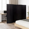 vidaXL - Kamerscherm - 165x250 - cm - bamboe - zwart