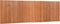 vidaXL - Kamerscherm - 165x600 - cm - bamboe - naturel