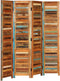 vidaXL - Kamerscherm - 170 - cm - massief - gerecycled - hout