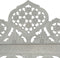vidaXL - Kamerscherm - 3 - panelen - handgesneden - 120x165 - cm - mangohout - grijs
