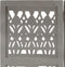 vidaXL - Kamerscherm - 3 - panelen - handgesneden - 120x165 - cm - mangohout - grijs