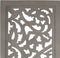 vidaXL - Kamerscherm - 3 - panelen - handgesneden - 120x165 - cm - mangohout - grijs