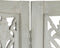 vidaXL - Kamerscherm - 3 - panelen - handgesneden - 120x165 - cm - mangohout - grijs
