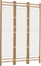 vidaXL - Kamerscherm - 3-panelen - inklapbaar - 120 - cm - bamboe - en - canvas