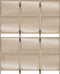 vidaXL - Kamerscherm - 3 - panelen - poly - rattan - beige