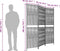 vidaXL - Kamerscherm - 3 - panelen - poly - rattan - bruin