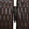 vidaXL - Kamerscherm - 3 - panelen - poly - rattan - bruin