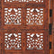 vidaXL - Kamerscherm - 4 - panelen - handgesneden - 160x165 - cm - mangohout - bruin