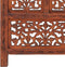 vidaXL - Kamerscherm - 4 - panelen - handgesneden - 160x165 - cm - mangohout - bruin