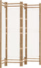 vidaXL - Kamerscherm - 4-panelen - inklapbaar - 160 - cm - bamboe - en - canvas
