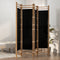 vidaXL - Kamerscherm - 4-panelen - inklapbaar - 160 - cm - bamboe - en - canvas