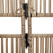 vidaXL - Kamerscherm - 4 - panelen - poly - rattan - beige