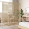 vidaXL - Kamerscherm - 4 - panelen - poly - rattan - beige
