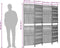 vidaXL - Kamerscherm - 4 - panelen - poly - rattan - bruin