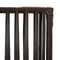 vidaXL - Kamerscherm - 4 - panelen - poly - rattan - bruin