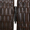 vidaXL - Kamerscherm - 4 - panelen - poly - rattan - bruin
