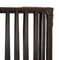 vidaXL - Kamerscherm - 4 - panelen - poly - rattan - bruin