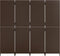 vidaXL - Kamerscherm - 4 - panelen - poly - rattan - bruin