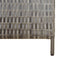vidaXL - Kamerscherm - 4 - panelen - poly - rattan - grijs