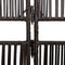 vidaXL - Kamerscherm - 4 - panelen - poly - rattan - grijs
