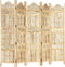vidaXL - Kamerscherm - 5 - panelen - handgesneden - 200x165 - cm - massief - mangohout