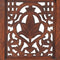 vidaXL - Kamerscherm - 5 - panelen - handgesneden - 200x165 - cm - mangohout - bruin