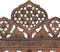 vidaXL - Kamerscherm - 5 - panelen - handgesneden - 200x165 - cm - mangohout - bruin