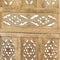 vidaXL - Kamerscherm - 5 - panelen - handgesneden - 200x165 - cm - massief - mangohout