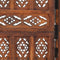vidaXL - Kamerscherm - 5 - panelen - handgesneden - 200x165 - cm - mangohout - bruin