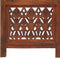 vidaXL - Kamerscherm - 5 - panelen - handgesneden - 200x165 - cm - mangohout - bruin