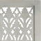 vidaXL - Kamerscherm - 5 - panelen - handgesneden - 200x165 - cm - mangohout - grijs
