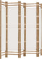 vidaXL - Kamerscherm - 5-panelen - inklapbaar - 200 - cm - bamboe - en - canvas