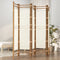 vidaXL - Kamerscherm - 5-panelen - inklapbaar - 200 - cm - bamboe - en - canvas