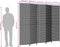 vidaXL - Kamerscherm - 5 - panelen - poly - rattan - beige