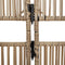 vidaXL - Kamerscherm - 5 - panelen - poly - rattan - beige