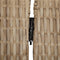 vidaXL - Kamerscherm - 5 - panelen - poly - rattan - beige