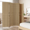 vidaXL - Kamerscherm - 5 - panelen - poly - rattan - beige